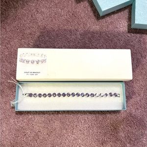 Touchstone ice bracelet in violet ice